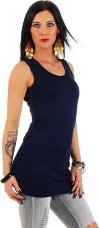 Mellice Longshirt Damen Longshirt Tank Top Longtop