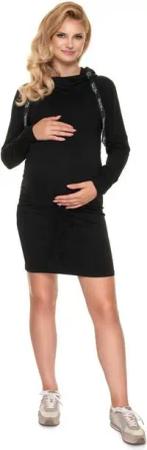 PeeKaBoo Umstandskleid Umstandskleid Stillkleid mit Kapuze Langarm