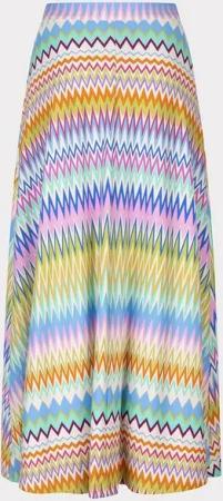 Esqualo Sommerrock Esqualo langer Viskoserock Ocean Wiggle