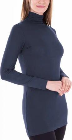 Mellice Langarmshirt Damen Longshirt Rollkragen Langarm