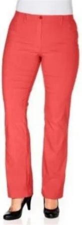 YESET Chinohose Bengalin-Stretchhose Hose Stretch Chino korallrot Stretchhose