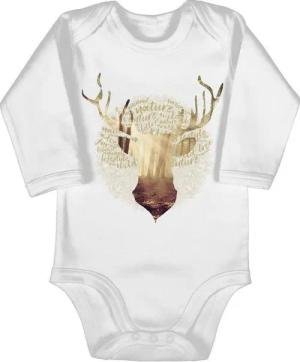 Shirtracer Shirtbody Hirsch Jäger Mode für Oktoberfest Baby Outfit