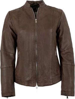 7eleven Lederjacke Rita/L 7eleven - Damen Lederjacke Lammnappa braun