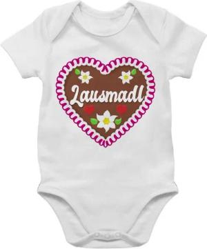 Shirtracer Shirtbody Lausmadl Lebkuchenherz Mode für Oktoberfest Baby Outfit