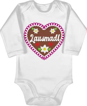 Shirtracer Shirtbody Lausmadl Lebkuchenherz Mode für Oktoberfest Baby Outfit