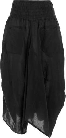 Vishes Maxirock Knöchel-Langer Luftiger Damen Sommer-Rock Einfarbig Sommerröcke Goa, Hippie, Boho Style