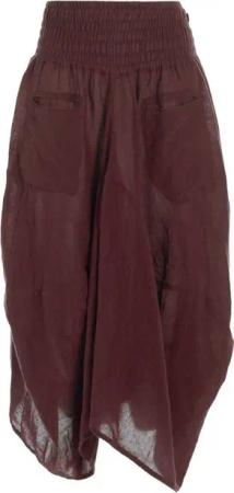 Vishes Maxirock Knöchel-Langer Luftiger Damen Sommer-Rock Einfarbig Sommerröcke Goa, Hippie, Boho Style