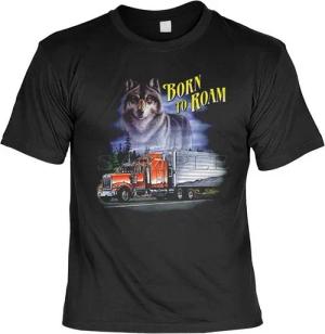 Art & Detail Shirt T-Shirt Trucker LKW Fahrer Shirt Born to Roam LKW, Fahrer, Arbeit