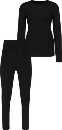 normani Umstandsleggings Merino Unterwäsche Umstandsmode Garnitur Set Umstandspullover und Umstandshose aus RWS Merinowolle