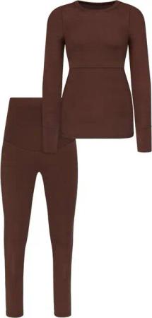 normani Umstandsleggings Merino Unterwäsche Umstandsmode Garnitur Set Umstandspullover und Umstandshose aus RWS Merinowolle