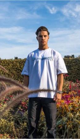 Calmamente Print-Shirt Calmamente College T-Shirt Oversize Shirt T-Shirt