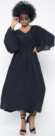 YC Fashion & Style Sommerkleid Elegantes Sommerkleid - Leinen-Kleid in Unifarbe