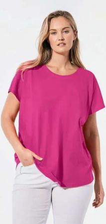 GOLDNER T-Shirt Shirt mit Rundhalsausschnitt (CURVY)