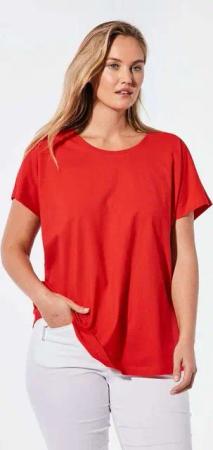 GOLDNER T-Shirt Shirt mit Rundhalsausschnitt (CURVY)