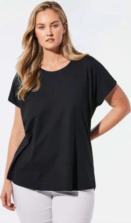 GOLDNER T-Shirt Shirt mit Rundhalsausschnitt (CURVY)