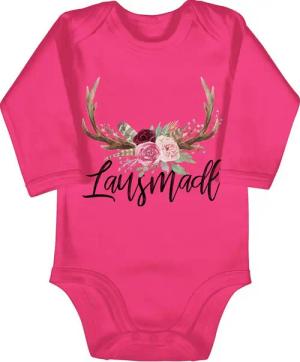 Shirtracer Shirtbody Lausmadl Hirschgeweih I Mode für Oktoberfest Baby Outfit