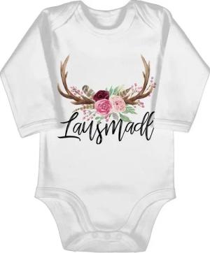 Shirtracer Shirtbody Lausmadl Hirschgeweih I Mode für Oktoberfest Baby Outfit
