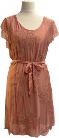 BZNA Sommerkleid Seidenkleid Sommer Herbst Kleid mit Muster