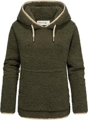 REPUBLIX Kapuzenpullover CAROL Damen Teddy Sweatjacke Plüsch Hoodie Pullover Jacke