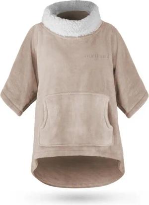 normani Fleecepullover Oversize Pullover Merlo Kuscheliger Home-Pulli mit Rollkragen