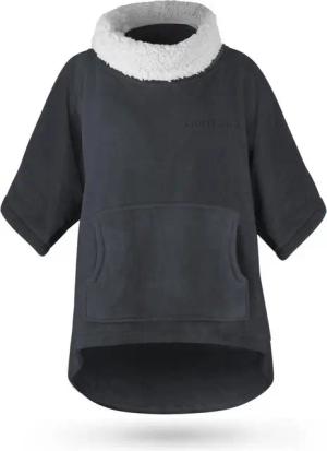 normani Fleecepullover Oversize Pullover Merlo Kuscheliger Home-Pulli mit Rollkragen