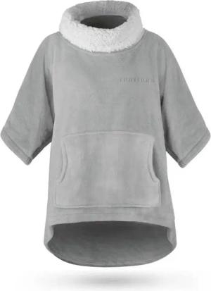 normani Fleecepullover Oversize Pullover Merlo Kuscheliger Home-Pulli mit Rollkragen