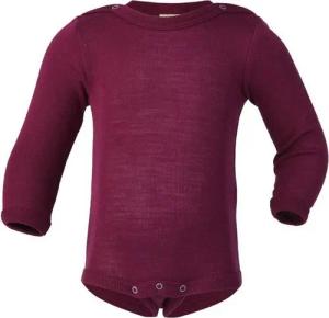 Engel Naturtextilien Langarmbody (1-tlg) Baby Langarm-Body aus Bio Merinoschurwolle / Seide