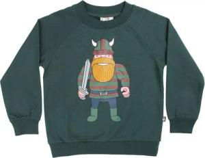 Danefae Longpullover Danefae Pullover Organic Stone Sweat Deep Forest Erik Wikinger 8Y