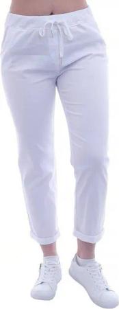 YESET Chinohose YESET Damen Chino Sommer Hose Damenhose Weiss XXL