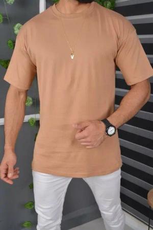 Megaman Jeans Oversize-Shirt T-Shirt Oversize Sommer T-Shirt Tee Long-Tee Basic Shirt
