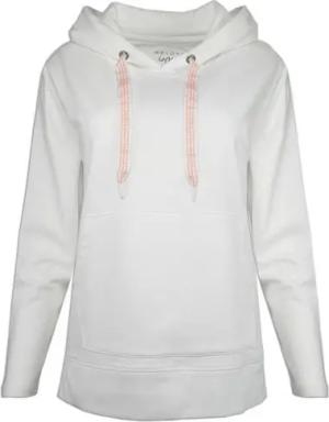 XOX Hoodie XOX Hoodie, Sweat Pulli angeraut mit Taschen, offwhite - Fair Trade, Hoodie, Langarm, Damenmode