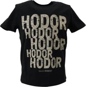 Gozoo T-Shirt Game of Thrones Herren T-SHIRT Hodor Freizeit TShirt Shirt Men schwarz