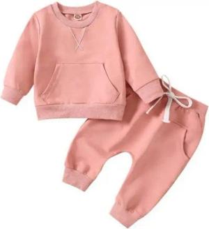 suebidou Langarmshirt & Hose 2 teiliges Outfit-Set Sweathirt und Hose Jogginganzug ungefüttert