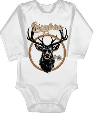 Shirtracer Shirtbody Lausbua Hirsch Hirschgeweih Lausbub Mode für Oktoberfest Baby Outfit