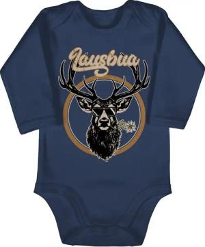 Shirtracer Shirtbody Lausbua Hirsch Hirschgeweih Lausbub Mode für Oktoberfest Baby Outfit
