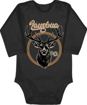 Shirtracer Shirtbody Lausbua Hirsch Hirschgeweih Lausbub Mode für Oktoberfest Baby Outfit