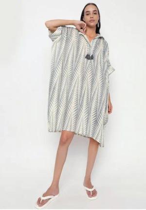 YC Fashion & Style Strandkleid Strandkleid Minikleid/Tunikakleid Animalprint