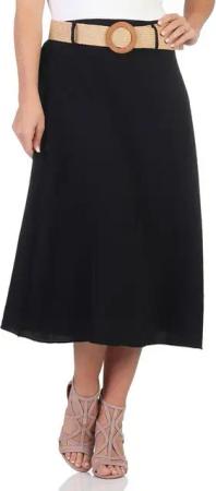simaranda Sommerrock Damen Rock 2602 34-38 Schwarz