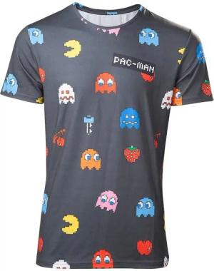 Pac-Man Print-Shirt PACMAN T-Shirt Computer Retrogames Shirt Herren