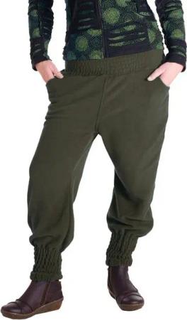 Vishes Haremshose Warme Damen Hose Winterhose Haremshose ECO Fleecehose Thermohose Pumphose, Pluderhose