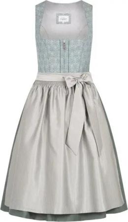 Nübler Dirndl Midi Dirndl Efia in Petrol von Nübler