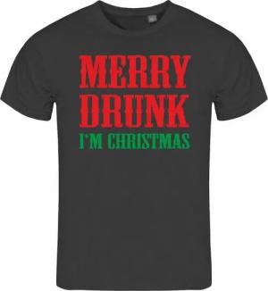 deinshirt Print-Shirt Herren T-Shirt Merry drunk im Christmas Funshirt mit Motiv