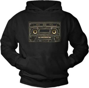 MAKAYA Kapuzenpullover Herren Hip Hop Jungen Pullover für Jungs Sweatshirt mit Kapuze Pulli mit Druck