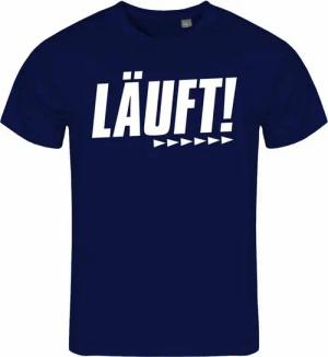 deinshirt Print-Shirt Herren T-Shirt Läuft Funshirt mit Motiv