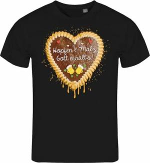 deinshirt Print-Shirt Herren T-Shirt Lebkuchenherz Hopfen und Malz Funshirt mit Motiv