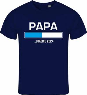 deinshirt Print-Shirt Herren T-Shirt Papa loading Funshirt mit Motiv