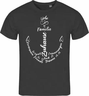 deinshirt Print-Shirt Herren T-Shirt Liebe Familie Anker Funshirt mit Motiv