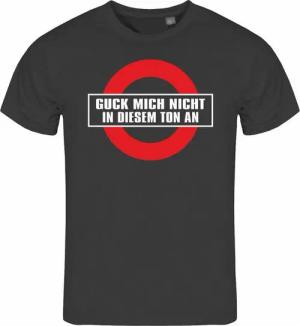 deinshirt Print-Shirt Herren T-Shirt Guck mich nicht in diesem Ton an Funshirt mit Motiv