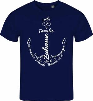 deinshirt Print-Shirt Herren T-Shirt Liebe Familie Anker Funshirt mit Motiv