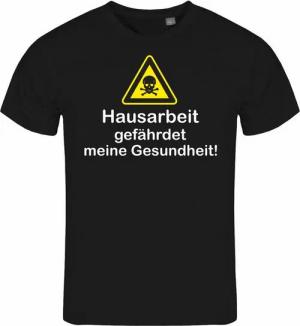 deinshirt Print-Shirt Herren T-Shirt Hausarbeit gefährdet meine Gesundheit Funshirt mit Motiv